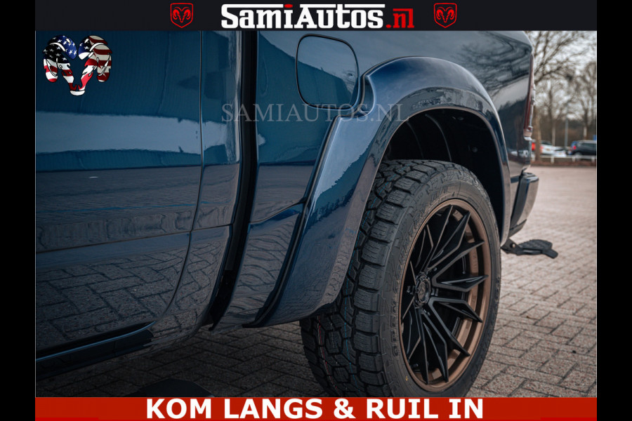 Dodge Ram SPORT | 5.7 V8 4x4 HEMI | PANORAMA DAK | GROOTSCHEM 12 INCH | LPG | Patriot Blue CREW CAB | DUBBELE CABINE | 5 PERSOONS | DC | VOORRAAD NR 2555 - 3325