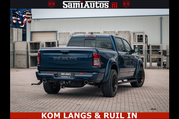 Dodge Ram SPORT | 5.7 V8 4x4 HEMI | PANORAMA DAK | GROOTSCHEM 12 INCH | LPG | Patriot Blue CREW CAB | DUBBELE CABINE | 5 PERSOONS | DC | VOORRAAD NR 2555 - 3325