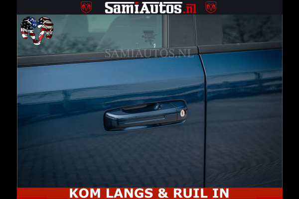 Dodge Ram SPORT | 5.7 V8 4x4 HEMI | PANORAMA DAK | GROOTSCHEM 12 INCH | LPG | Patriot Blue CREW CAB | DUBBELE CABINE | 5 PERSOONS | DC | VOORRAAD NR 2555 - 3325