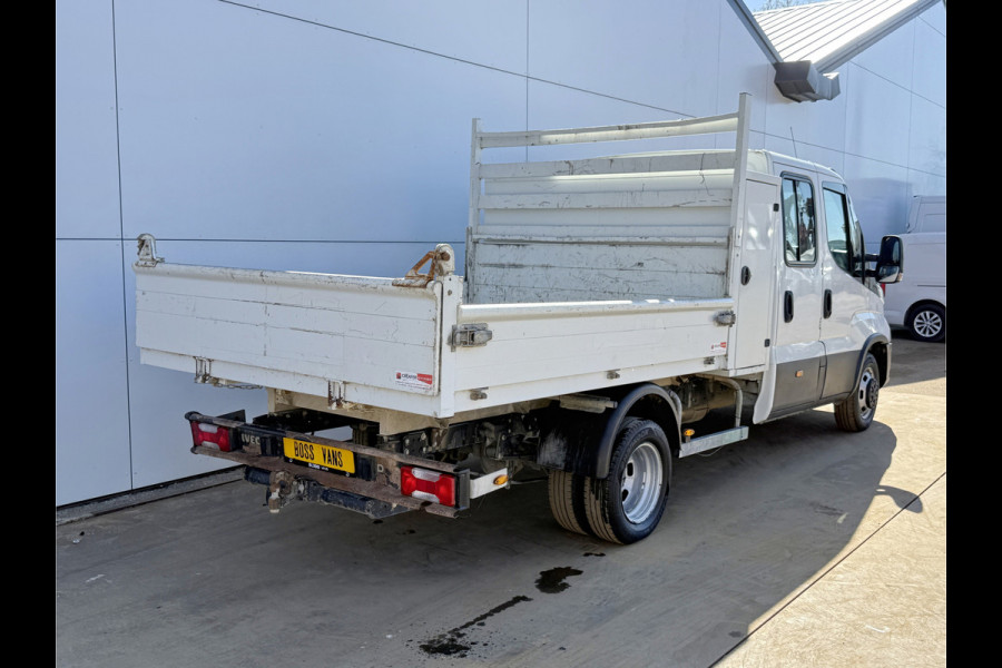 Iveco Daily 35C14 2.3 Kipper Dubbele Cabine Dubbellucht 6 Stoelen Airco Cruise Control  3,5t Trekhaak Lucht geveerde stoel