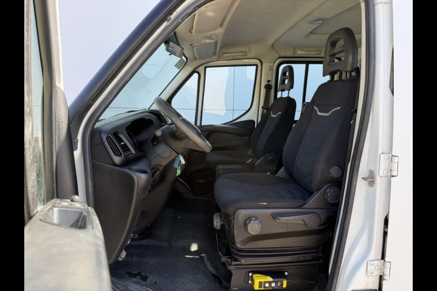 Iveco Daily 35C14 2.3 Kipper Dubbele Cabine Dubbellucht 6 Stoelen Airco Cruise Control  3,5t Trekhaak Lucht geveerde stoel