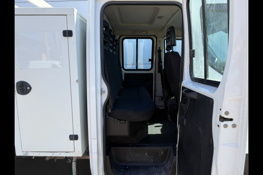 Iveco Daily 35C14 2.3 Kipper Dubbele Cabine Dubbellucht 6 Stoelen Airco Cruise Control  3,5t Trekhaak Lucht geveerde stoel