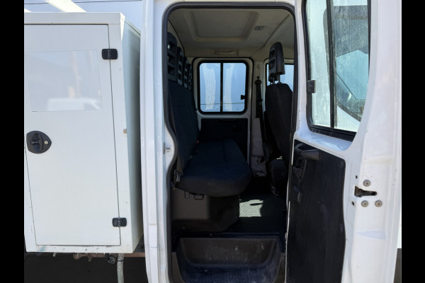 Iveco Daily 35C14 2.3 Kipper Dubbele Cabine Dubbellucht 6 Stoelen Airco Cruise Control  3,5t Trekhaak Lucht geveerde stoel