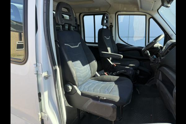 Iveco Daily 35C14 2.3 Kipper Dubbele Cabine Dubbellucht 6 Stoelen Airco Cruise Control  3,5t Trekhaak Lucht geveerde stoel
