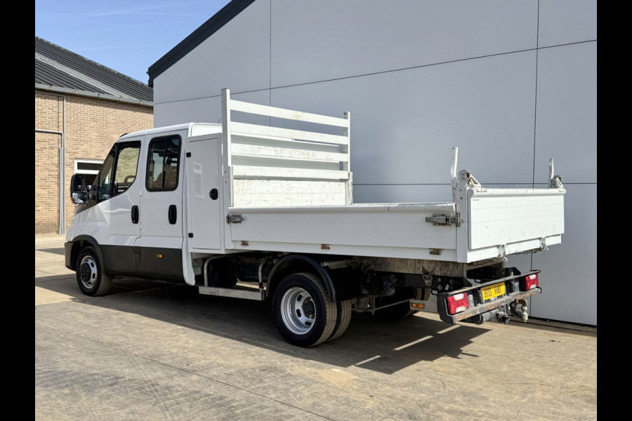 Iveco Daily 35C14 2.3 Kipper Dubbele Cabine Dubbellucht 6 Stoelen Airco Cruise Control  3,5t Trekhaak Luchtgeveerde stoel