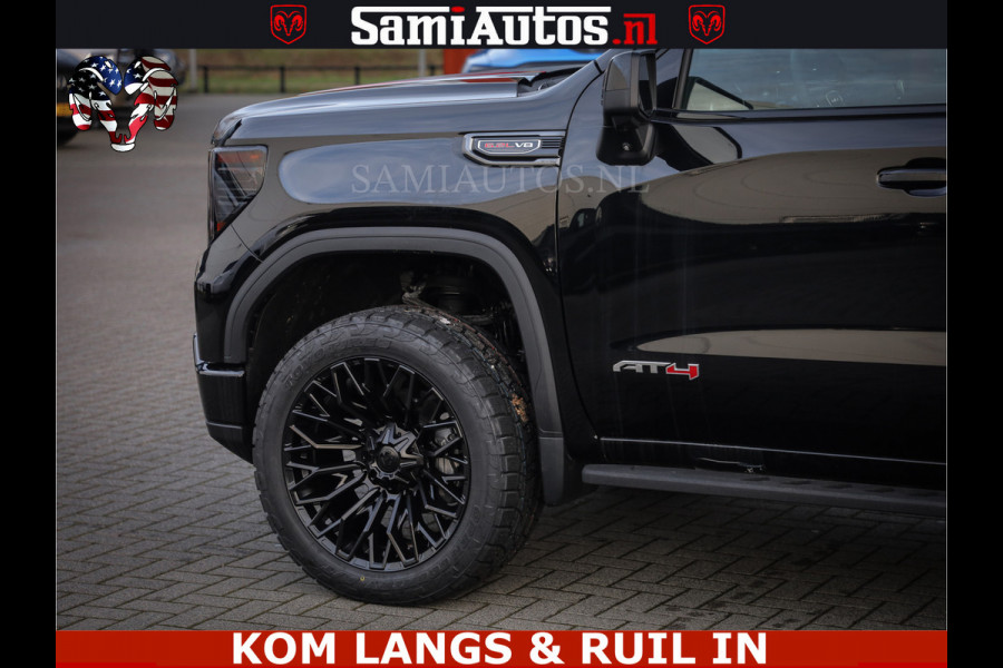 GMC Sierra AT4 6.2 V8 4X4 | VIRTUAL COCKPIT | LPG | HUD | BOM VOL | DC | RAM DEALER NEDERLAND | Dubbele Cabine met Royale 5 Zitplaatsen | BPM vrij | Nu Leverbaar uit Voorraad | Voorraad Nr 261530 |