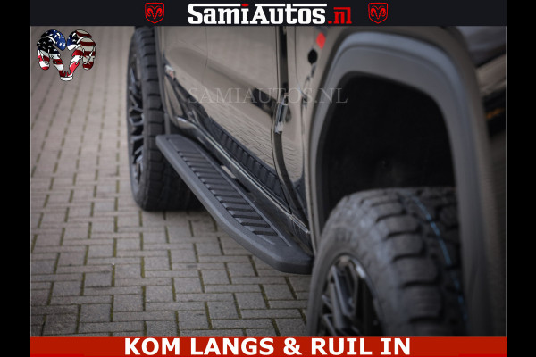 GMC Sierra AT4 6.2 V8 4X4 | VIRTUAL COCKPIT | LPG | HUD | BOM VOL | DC | RAM DEALER NEDERLAND | Dubbele Cabine met Royale 5 Zitplaatsen | BPM vrij | Nu Leverbaar uit Voorraad | Voorraad Nr 261530 |