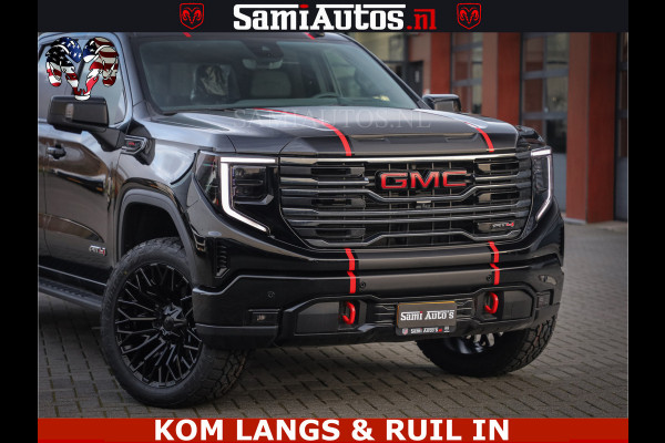 GMC Sierra AT4 6.2 V8 4X4 | VIRTUAL COCKPIT | LPG | HUD | BOM VOL | DC | RAM DEALER NEDERLAND | Dubbele Cabine met Royale 5 Zitplaatsen | BPM vrij | Nu Leverbaar uit Voorraad | Voorraad Nr 261530 |