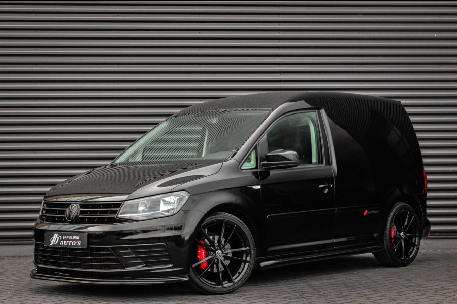 Volkswagen Caddy 2.0 TDI 185PK JB-EDITION / FULL BLACK / SCHROEFSET / LEDEREN BEKLEDING / NIEUWSTAAT / ELEK-PAKKET / AIRCO / APPLE