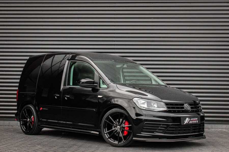 Volkswagen Caddy 2.0 TDI 185PK JB-EDITION / FULL BLACK / SCHROEFSET / LEDEREN BEKLEDING / NIEUWSTAAT / ELEK-PAKKET / AIRCO / APPLE