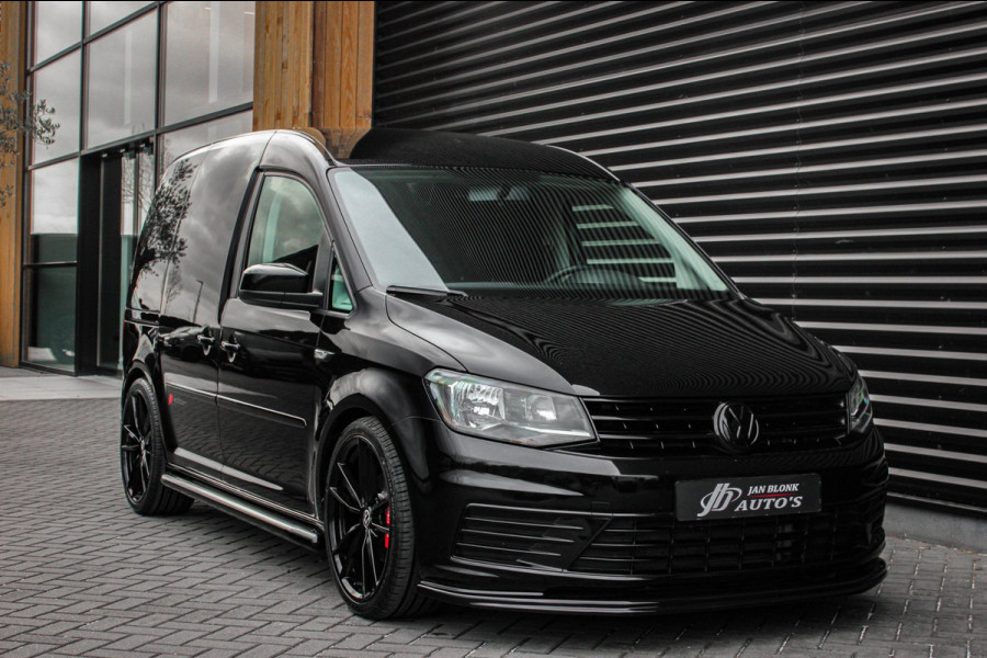 Volkswagen Caddy 2.0 TDI 185PK JB-EDITION / FULL BLACK / SCHROEFSET / LEDEREN BEKLEDING / NIEUWSTAAT / ELEK-PAKKET / AIRCO / APPLE
