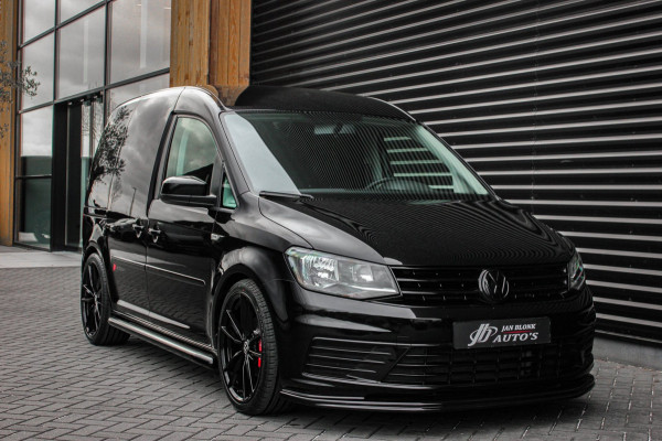 Volkswagen Caddy 2.0 TDI 185PK JB-EDITION / FULL BLACK / SCHROEFSET / LEDEREN BEKLEDING / NIEUWSTAAT / ELEK-PAKKET / AIRCO / APPLE