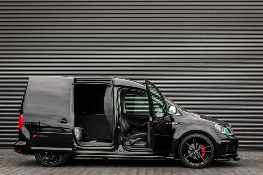 Volkswagen Caddy 2.0 TDI 185PK JB-EDITION / FULL BLACK / SCHROEFSET / LEDEREN BEKLEDING / NIEUWSTAAT / ELEK-PAKKET / AIRCO / APPLE