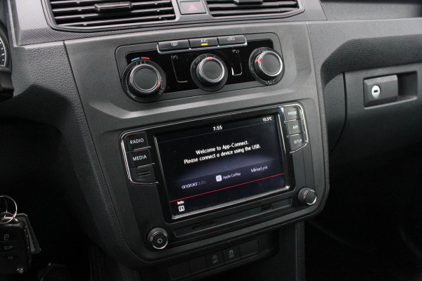 Volkswagen Caddy 2.0 TDI 185PK JB-EDITION / FULL BLACK / SCHROEFSET / LEDEREN BEKLEDING / NIEUWSTAAT / ELEK-PAKKET / AIRCO / APPLE