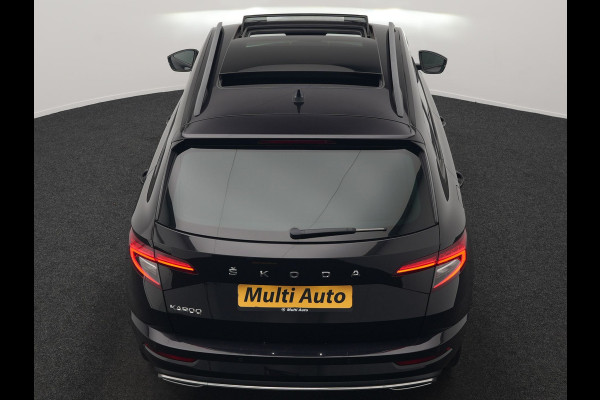 Škoda Karoq 1.5 TSI ACT Sportline 150pk DSG Dealer O.H | Trekhaak Afn. | Panodak | RS Sportstoelen Verwarmd | Adaptive Cruise | Sfeerverlichting | Camera | Apple Carplay | Keyless | Navigatie | DAB | 19" L.M |
