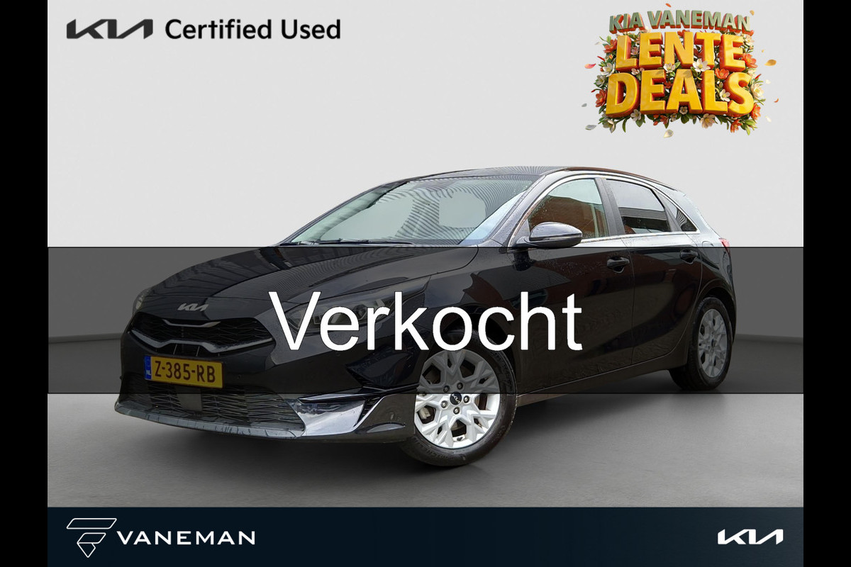 Kia Ceed 1.0 T-GDi DynamicPlusLine | LED | Stoelverwarming | Dodehoek | KeyLess | Draadloos Opladen |