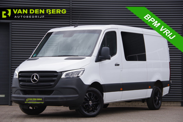 Mercedes-Benz Sprinter 319 3.0 CDI V6 L2H1 DC-6P, 3.5T TREKHAAK, LED, ADAPT. CRUISE, MBUX 10'', CAMERA, NAVI, GEVEERDE STOEL, DUBBELE CABINE, DUBBEL CA