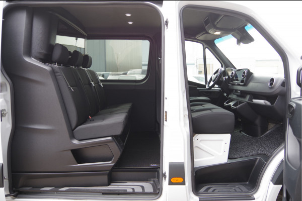 Mercedes-Benz Sprinter 319 3.0 CDI V6 L2H1 DC-6P, 3.5T TREKHAAK, LED, ADAPT. CRUISE, MBUX 10'', CAMERA, NAVI, GEVEERDE STOEL, DUBBELE CABINE, DUBBEL CA
