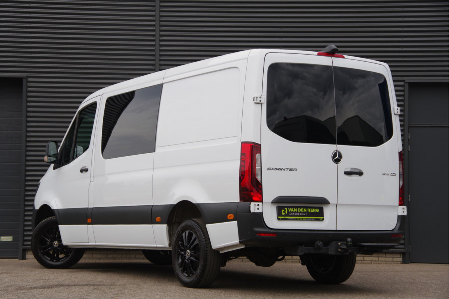 Mercedes-Benz Sprinter 319 3.0 CDI V6 L2H1 DC-6P, 3.5T TREKHAAK, LED, ADAPT. CRUISE, MBUX 10'', CAMERA, NAVI, GEVEERDE STOEL, DUBBELE CABINE, DUBBEL CA