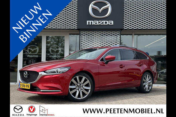 Mazda 6 Sportbreak 2.0 SkyActiv-G 165 Exclusive-Line | LEDEREN STOELEN | STOEL VENTILATIE | 360 CAMERA |