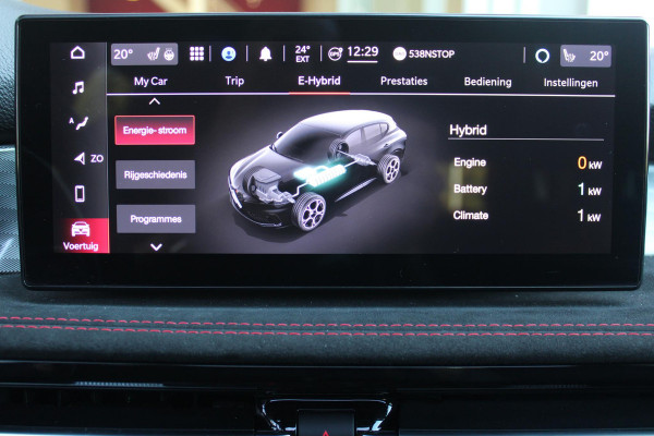 Alfa Romeo Tonale PHEV 280PK VELOCE | NIEUWE AUTO! | PANORAMISCH SCHUIF/KANTEL DAK | WINTERPACK: STOEL/STUUR VERWARMING | TECHNOLOGY PACK: PARKEERWAARSCHUWING VOOR EN ACHTER/360° CAMERA/AUTOMATISCH INPARKEREN/ AUTONOMOUS DRIVING LEVEL 2: ADAPTIVE CRUISE CONTROL/LANE CENTERING ASSIST/TRAFFIC JAM ASSIST DODEHOEK DETECTIE AUTOMATISCH DIMMENDE BUITENSPIEGELS | DRAADLOZE TELEFOONLADER | FULL LED MATRIX KOPLAMPEN | DUAL STAGE VALVE: ACTIEVE DEMPING | KEYLESS ENTRY/START | 19" LICHTMETALEN VELGEN | ROODGESPOTEN BREMBO REMKLAUWEN | NAVIGATIE | DRAADLOZE APPLE CARPLAY/ANDROID AUTO | ELEKTRISCH B