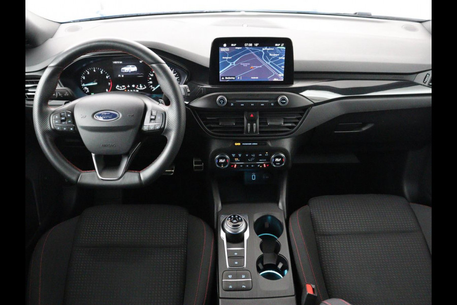 Ford Focus 1.5 EcoBoost ST Line | Stoelverwarming | Adaptive cruise | Carplay | Navigatie | Dodehoek detectie | Keyless | Full LED | Climate control | B&O Sound | Parkeerhulp | 18'' | Stuurverwarming