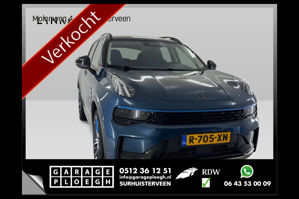 Lynk & Co 01 1.5 PHEV 262PK Adapt.Cruise 360° Cam Carplay Plug-in Stoelverw Vol opties!