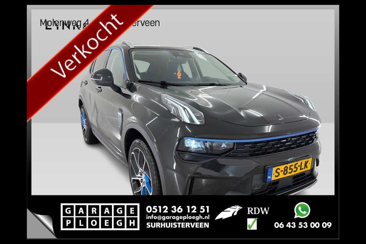 Lynk & Co 01 1.5 PHEV 262PK Adapt.Cruise 360° Cam Carplay Plug-in Stoelverw Vol opties!