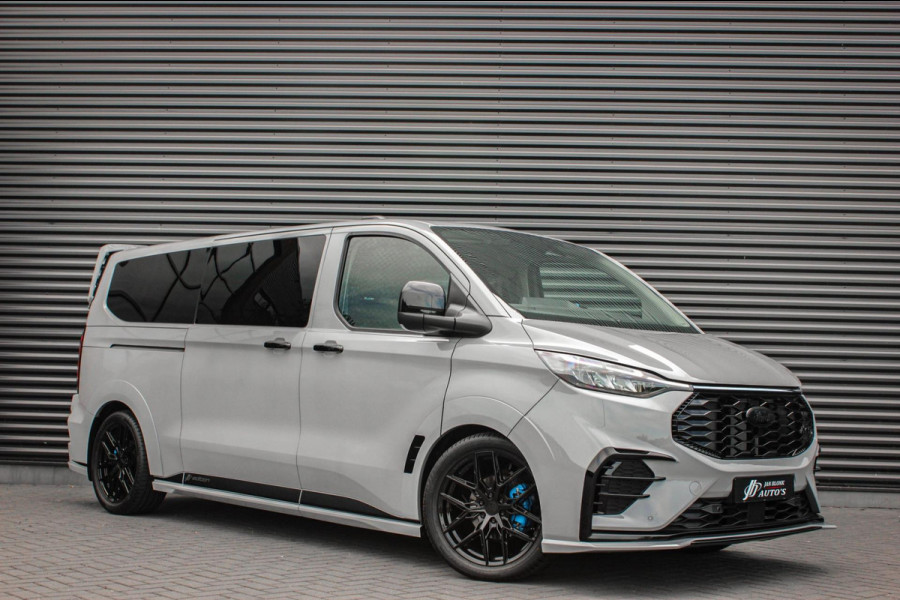 Ford Transit Custom 320 2.0 TDCI L2H1 MSRT DC DUBBEL CABINE MEGA LAGE BIJTELLING / KUIPSTOELEN / DIRECT RIJDEN / NAVIGATIE /GREY
