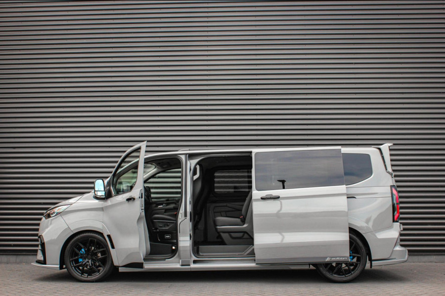 Ford Transit Custom 320 2.0 TDCI L2H1 MSRT DC DUBBEL CABINE MEGA LAGE BIJTELLING / KUIPSTOELEN / DIRECT RIJDEN / NAVIGATIE /GREY