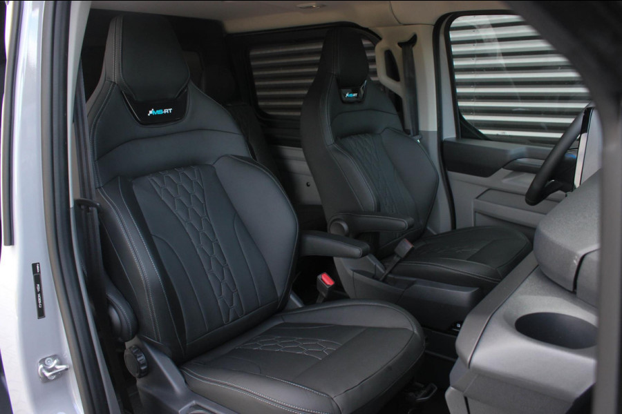 Ford Transit Custom 320 2.0 TDCI L2H1 MSRT DC DUBBEL CABINE MEGA LAGE BIJTELLING / KUIPSTOELEN / DIRECT RIJDEN / NAVIGATIE /GREY