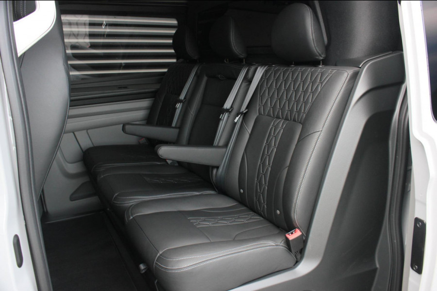 Ford Transit Custom 320 2.0 TDCI L2H1 MSRT DC DUBBEL CABINE MEGA LAGE BIJTELLING / KUIPSTOELEN / DIRECT RIJDEN / NAVIGATIE /GREY