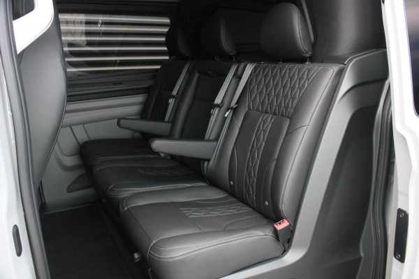 Ford Transit Custom 320 2.0 TDCI L2H1 MSRT DC DUBBEL CABINE MEGA LAGE BIJTELLING / KUIPSTOELEN / DIRECT RIJDEN / NAVIGATIE /GREY