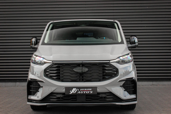 Ford Transit Custom 320 2.0 TDCI L2H1 MSRT DC DUBBEL CABINE MEGA LAGE BIJTELLING / KUIPSTOELEN / DIRECT RIJDEN / NAVIGATIE /GREY