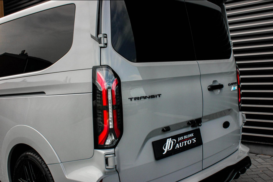 Ford Transit Custom 320 2.0 TDCI L2H1 MSRT DC DUBBEL CABINE MEGA LAGE BIJTELLING / KUIPSTOELEN / DIRECT RIJDEN / NAVIGATIE /GREY