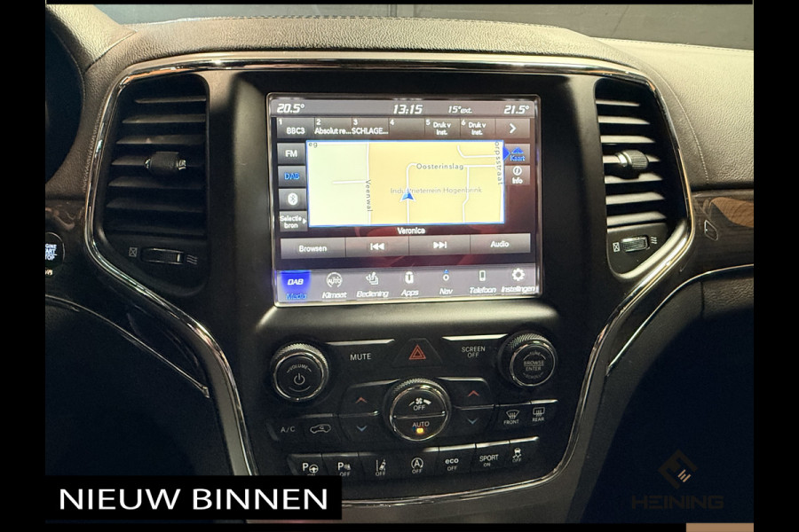 Jeep Grand Cherokee 3.6 Overland. Leer. Navi. Apple-carplay. Trekhaak. Van eerste eigenaar. BTW.