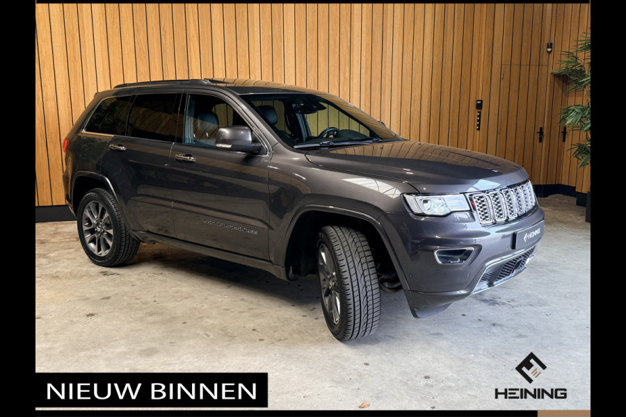 Jeep Grand Cherokee 3.6 Overland. Leer. Navi. Apple-carplay. Trekhaak. Van eerste eigenaar. BTW.