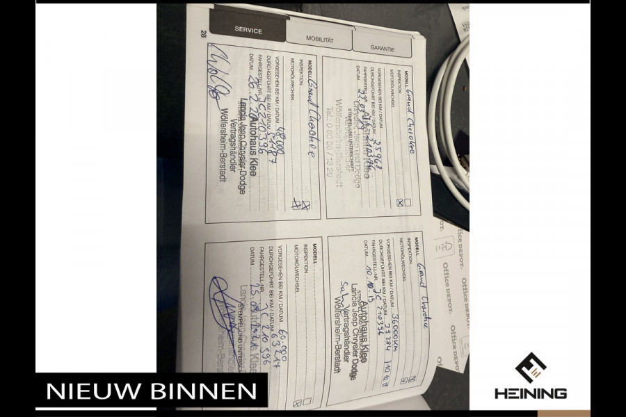 Jeep Grand Cherokee 3.6 Overland. Leer. Navi. Apple-carplay. Trekhaak. Van eerste eigenaar. BTW.