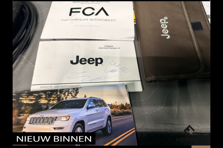 Jeep Grand Cherokee 3.6 Overland. Leer. Navi. Apple-carplay. Trekhaak. Van eerste eigenaar. BTW.
