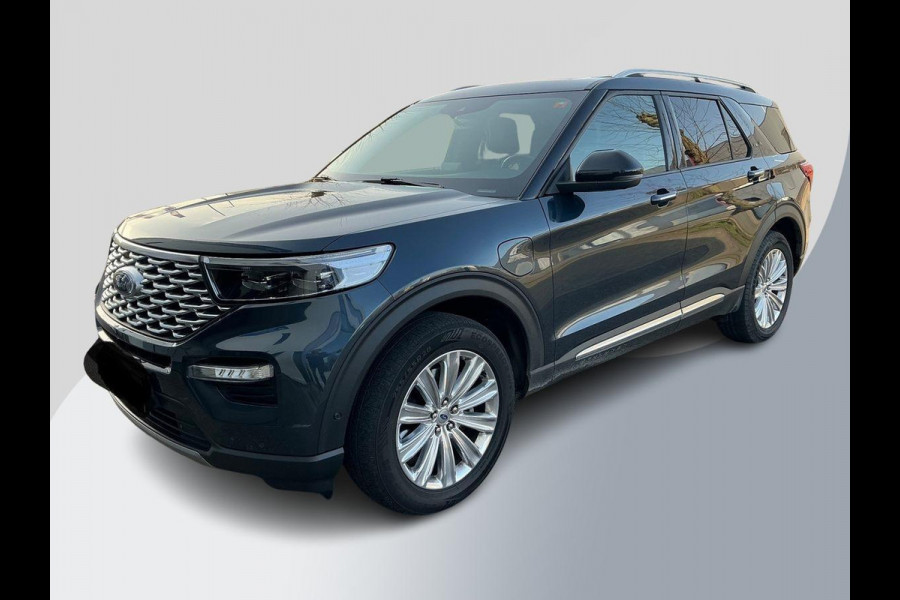 Ford Explorer 3.0 V6 EcoBoost PHEV Platinum 457pk | 7 persoons | Trekhaak | Panoramadak | BTW verrekenbaar | Adaptieve Cruise | Lederen bekleding | Stoelverwarming