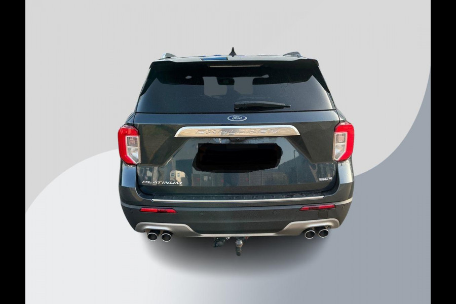 Ford Explorer 3.0 V6 EcoBoost PHEV Platinum 457pk | 7 persoons | Trekhaak | Panoramadak | BTW verrekenbaar | Adaptieve Cruise | Lederen bekleding | Stoelverwarming