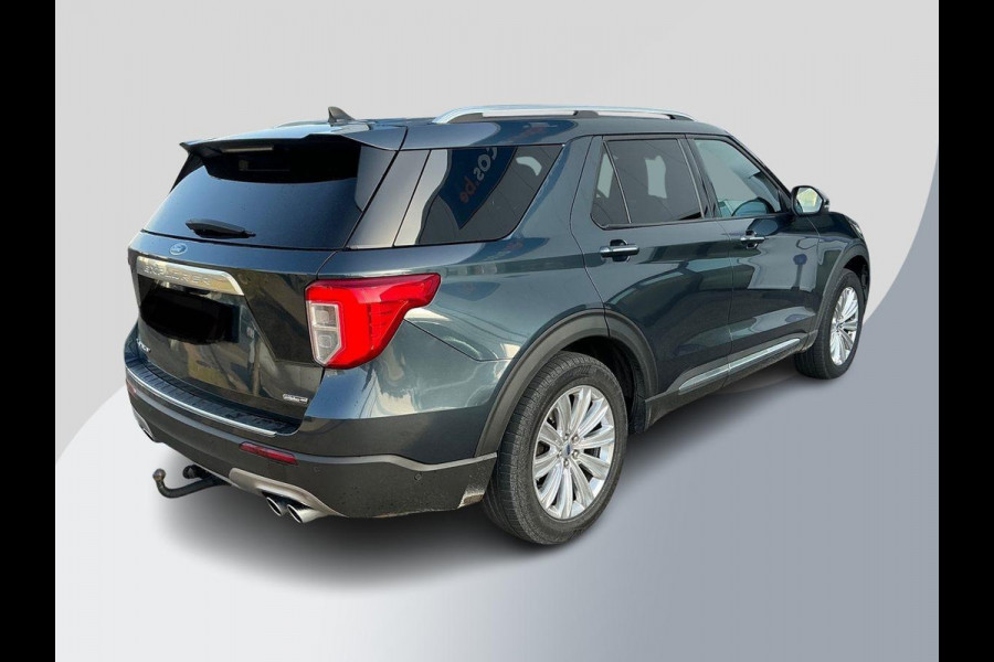 Ford Explorer 3.0 V6 EcoBoost PHEV Platinum 457pk | 7 persoons | Trekhaak | Panoramadak | BTW verrekenbaar | Adaptieve Cruise | Lederen bekleding | Stoelverwarming