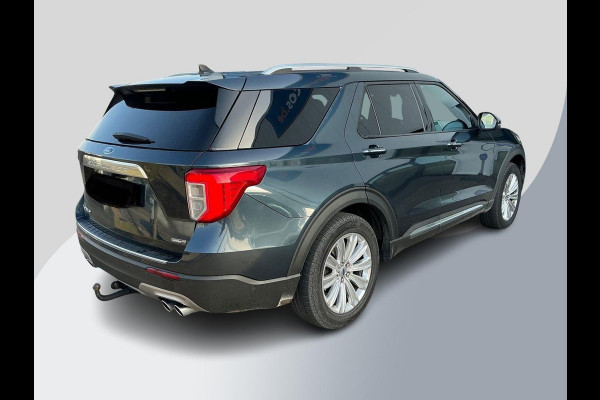 Ford Explorer 3.0 V6 EcoBoost PHEV Platinum 457pk | 7 persoons | Trekhaak | Panoramadak | BTW verrekenbaar | Adaptieve Cruise | Lederen bekleding | Stoelverwarming