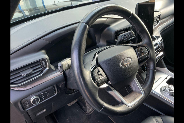 Ford Explorer 3.0 V6 EcoBoost PHEV Platinum 457pk | 7 persoons | Trekhaak | Panoramadak | BTW verrekenbaar | Adaptieve Cruise | Lederen bekleding | Stoelverwarming