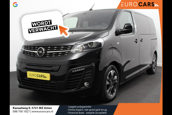 Opel Vivaro-e Combi Zafira L2H1 75 kWh 8 persoons ! Navigatie Airco Dab Camera 360 Cruise control Dab Lichtmetalen velgen Stoelverwarming