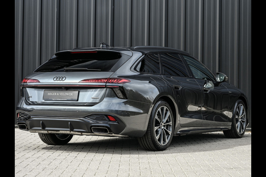 Audi A6 Avant 2.0 e-hybrid Quattro S-Line | Memory Seats | Achteras besturing | 360 Camera | Adaptive cruise | Trekhaak wegklapbaar