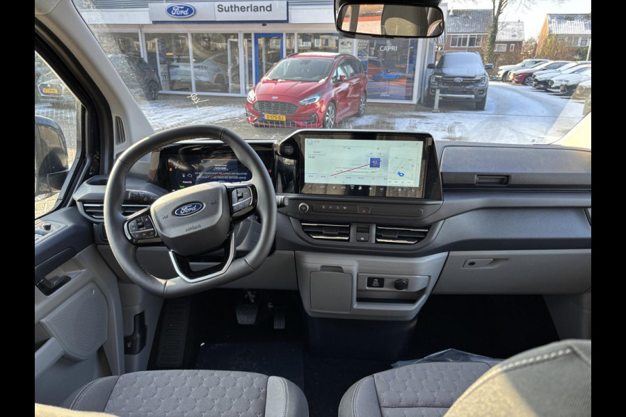 Ford Transit Custom 340 2.5 PHEV L2H1 Limited | 233pk | Kombi | Incl. BTW/BPM | 162 | Dubbele zijschuifdeur | Privacy Glass | Inklapbare trekhaak | 17 inch lichtmetalen velgen | Driver Assistance Pack Premium | Verwarmbaar stuurwiel