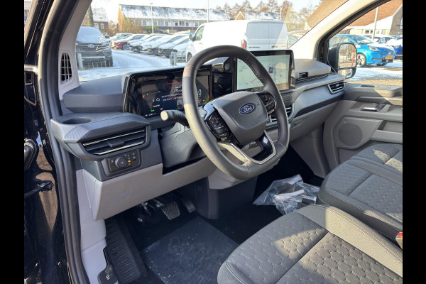 Ford Transit Custom 340 2.5 PHEV L2H1 Limited | 233pk | Kombi | Incl. BTW/BPM | 162 | Dubbele zijschuifdeur | Privacy Glass | Inklapbare trekhaak | 17 inch lichtmetalen velgen | Driver Assistance Pack Premium | Verwarmbaar stuurwiel