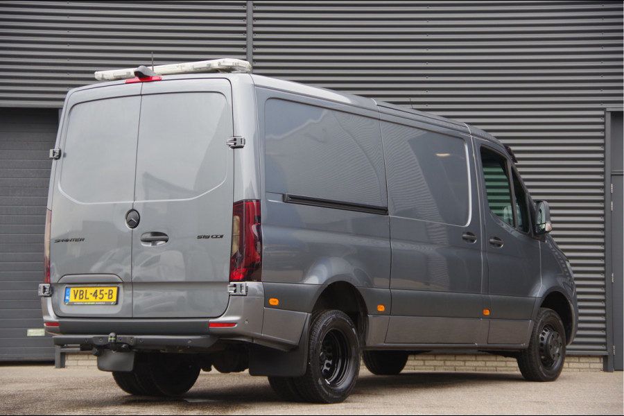 Mercedes-Benz Sprinter 519 3.0 CDI V6 L2H1 N1, AUT. LED, LEDER, DUBBELLUCHT, STOELVERWARMING, ELEKTR. SCHUIFDEUR, MBUX 10'', CAMERA, NAVI, CRUISE, CLIM