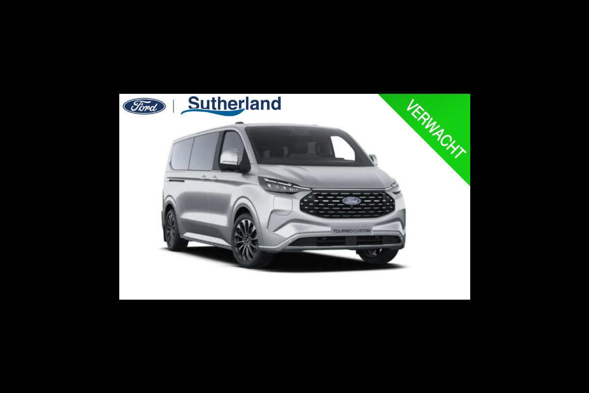 Ford Transit Custom Tourneo 340 2.5 PHEV L2H1 Titanium X 233pk | Incl. BTW/BPM Rijklaar | Handsfree elektrische dubbele zijschuifdeuren | 16-Weg elektrsich verstelbare AGR-stoel | Inklapbare trekhaak |  Tourneo Luxury Pack | Verwarmbaar stuurwiel